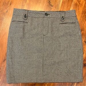 Eddie Bauer Houndstooth Skirt - Size 10